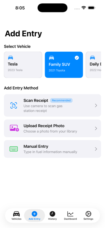 Add Entry